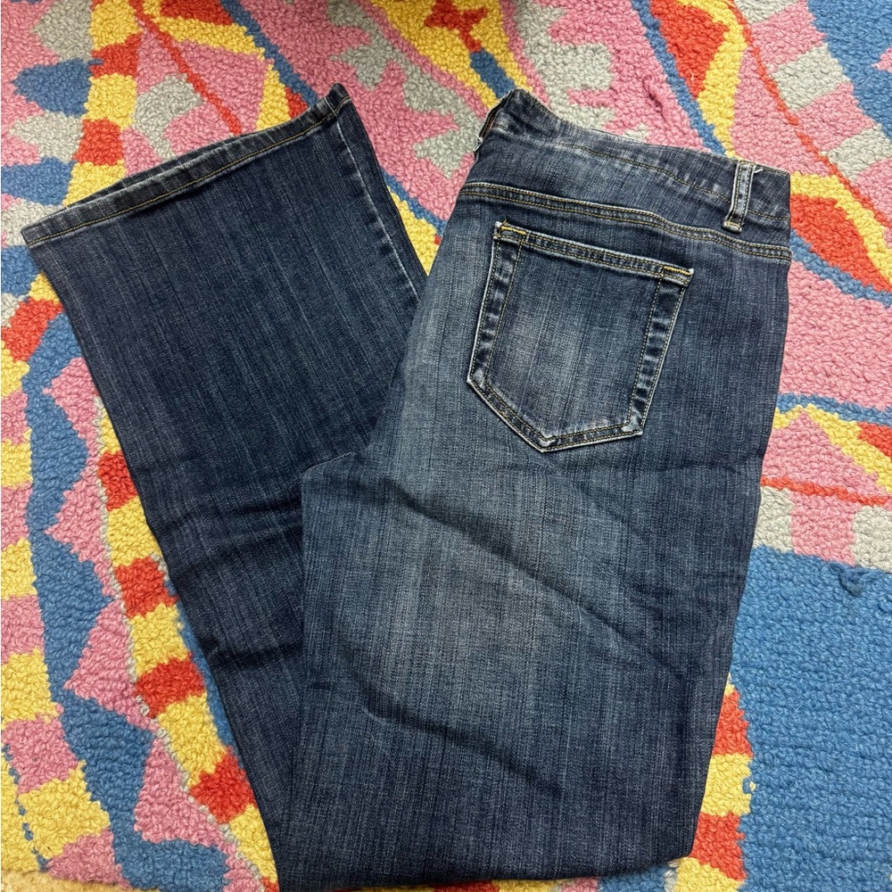 Lands' End Blue Denim Jeans